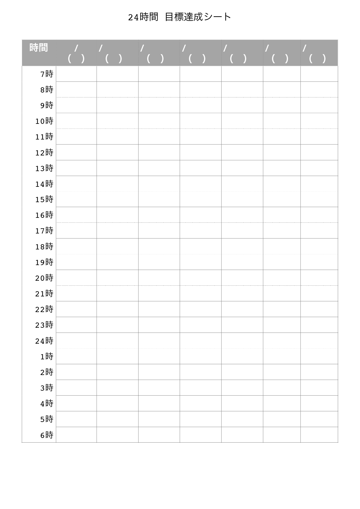 クリーンアップ・タイム